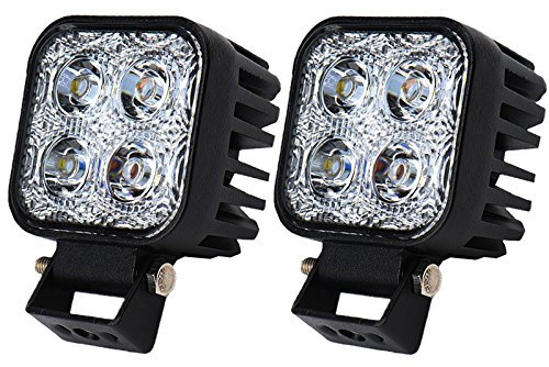Greenmigo 2X 12W LED Arbeitsscheinwerfer IP67 Offroad Lampe Scheinwerfer LED Arbeitslicht 12V 24V Zusatzscheinwerfer Rückfahrscheinwerfer