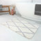 Homie Living Badteppich, Badematte, kuscheliger Flauschiger weicher Flor, rutschfest und waschbar, San Bosa (70 x 120 cm, Beige Grau)