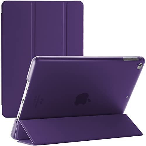 For Apple iPad Mini 4th/5th Gen A1538 A1550 A2126 A2124 Smart Case with Automatic Magnetic Wake/Sleep (Purple)