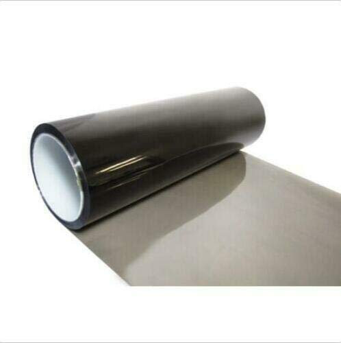 Riloer Autolichtfolie, getönte Vinylfolie für Scheinwerfer, Rücklicht, Nebelschlussleuchte, klares Schwarz, 30 * 100CM
