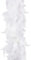 SPRINGOS Federgirlande Weiß 400 cm Hochzeit Babyshower Weihnachten Party Dekoration