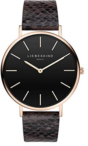 Liebeskind Berlin Damen Analog Quarz Uhr mit Sneakoptik Armband