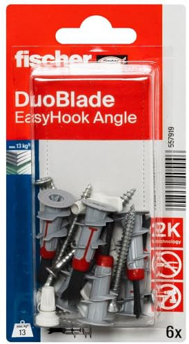 Fischer BLISTER 6 ALCAYATAS DUOBLADE EASYHOOK 557919