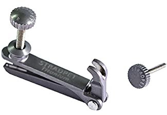 STRADPET Titan Feinstimmer, 7,6 cm, Pistolengrau, für Violine, Saitenversteller