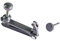 STRADPET Titan Feinstimmer, 7,6 cm, Pistolengrau, für Violine, Saitenversteller