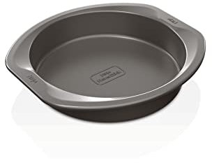 Ninja B30309 Foodi NeverStick Premium 9 inch Round Cake Pan, Nonstick, Oven Safe up to 500⁰F, Dishwasher Safe, Grey