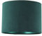 Modern Dark Forest Green Soft Corduroy Fabric Drum Lamp Shade with Inner Emerald Satin Lining | 25cm x 18cm | for Table Lamp or Pendant by Happy Homewares