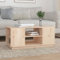 Higsose Couchtisch 90x49x40,5 cm Massivholz Kiefer Wohnzimmertisch Sofatisch Telefontisch Beistelltisch Couchtisch mit Stauraum für Schlafzimmer Wohnzimmer