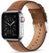 WFEAGL Cinturino in pelle compatibile con Apple Watch 41 mm 40 mm 38 mm 42 mm (serie 10), cinturino in pelle di ricambio da uomo e da donna per iWatch Series Ultra SE 10 9 8 7 6 5 4 3 2 1, retro
