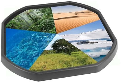 Tiger Moon The Tiger Moon Trading Company Ltd Animal Habitats - Bandeja de vinilo para mechones (86 x 86 cm), ideal para bandeja grande de Tuff Spot Tuff, bandeja no incluida