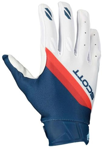 SCOTT Evo Dirt MX Motocross/DH Fahrrad Handschuhe blau/weiß 2024: Größe: M (9)