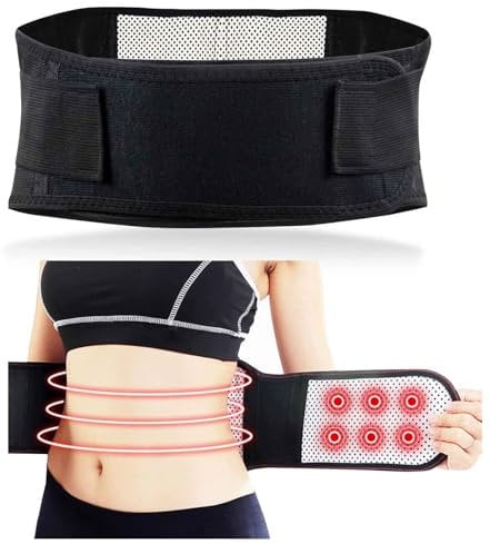 GWAWG Self Heating Lower Back Support Belt for Women and Men Lower Back Pain Relief Magnetic Therapy Lumbar Support Belt(Suitable Waist: 98-111cm/38.5-43.7in)