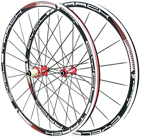 Fahrrad-Laufradsatz 700C Doppelwandige Leichtmetallfelge 31 mm Cruiser-Fahrrad Vorder- und Hinterrad V-Bremse für 8/9/10/11-Gang-Kassette