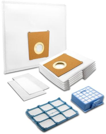 MisterVac 20 SG Staubsaugerbeutel + Filter kompatibel mit Siemens VS06B112A Synchropower