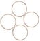 Ciieeo 4 Stück Ständer für Mikrowellenherde Mikrowellen-Plattenspieler-Ring Ofenblech Ofenzubehör Mikrowellen-Tablett-Ring Glas Halterung Scrollrad Drehscheibe rotieren Base
