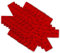 CHEFZOCO Protectores para sartenes y cazuelas, Salvamanteles de Tela, Protector de Olla, Separadores de sartenes, Protector Sartenes, Poliester, 28 cm diámetro, 4 Unidades, Color Rojo