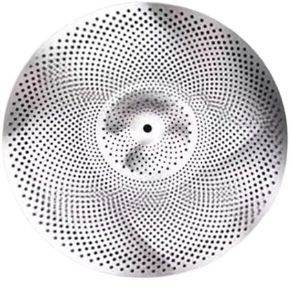 Luwecf Leises Übungsbecken für Schlagzeuger, Strapazierfähiges Trommelzubehör, 20 Zoll