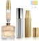 JOOMOKO Perfume Atomiser, Perfume Travel Bottle, 10ML Atomiser Spray Bottle, Refillable & Travel Size Perfume Spray Bottle Easy to Refill Cologne Dispenser for Women and Men(Gold＆Silver)