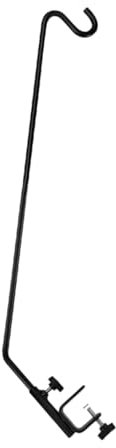 MERRYHAPY Outdoor Hook Deck Hook Deck Bird Feeder Hanger for Railing Wind Chime Hanger Clamp on Deck Hangers Shepherds Hook for Bird Feeder Plant Hanger Fence Bird Feeder Poles