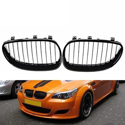 XATHKJOE Auto Front Kühlergrille für BMW 5 Series E60 E61 525 2004-2010 Front Bumper Radiator Grille Stoßstange Kühlergrill Grill BelüFtungsdeckel Verkleidung,C