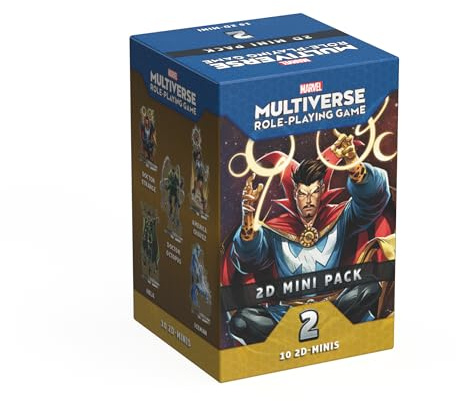 CMON | Marvel Multiverse: 2D - Mini Pack 2 | Rollenspiel-Zubehör | ab 14 Jahren | 2-4 Spieler