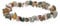 Lebensquelle Plus besonderes Splitterarmband | Handgefertigtes Elastisches Stretch Splitter Armband | Echter natürlicher Edelstein (Ozeanjaspis)