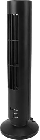 Mini Ventilador de la Torre, Torre sin Luces Venti (BLACK)