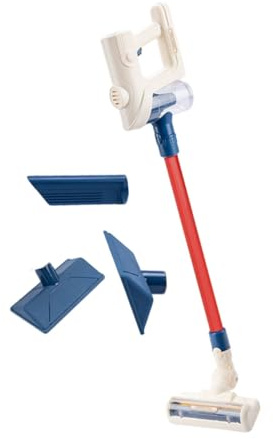 HANABASS Vacuum Cleaner for Lightweight Portable Pretend Play with Realistic Sound and Suction Function for Role Playing and Social Skill Development in Home Scene