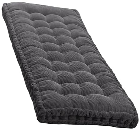 MCNDSI Coussin de Siège de Banc Jardin 100x40 140x40 120x60 120x45 140x50,Coussin de Banc 8 cm d'épaisseur, Coussin de Banc l'intérieur, l'extérieur et Le Patio Assise Coussin(#3,60x60x8cm)