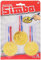 Simba 108612196 - 3 Medaillen zum Umhängen, 3 Goldmedaillen, Rückseite beschriftbar, 6cm, ab 3 Jahren