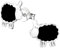 Monkimau Mädchen Ohrringe Schaf Ohrstecker aus 925 Sterling Silver Silber