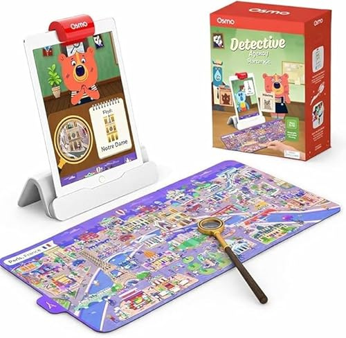 OSMO - Detective Agency: Lüfte Geheimnisse auf der ganzen Welt! (Alter 5-12) Basis für iPad Kit Basis Wird benötigt