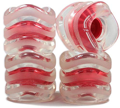 Wheels Shark 60mm 78a Cruiser Rollen (4er Set) (Ghost Rot)