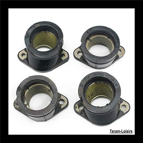 TERAM LOISIRS Pipes Admission compatible pour les modèles Kawasaki Z750 de 1999 2000 2001 2002 2003/ ZR7 de 1999 2000 2001 2002 2003 2004 2005 2006 NEUF FRANCE