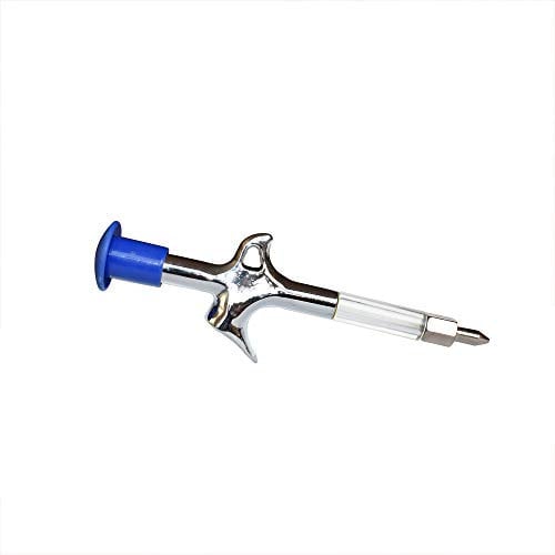 Pirhosigma Bicycle Grease Injector Gun Tool for Bike Greasing Headset Bearings Nozzle Syringe Oiling Pedals Flywheel Hubs Bottom Brackets