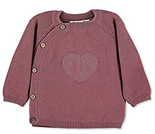 Sterntaler Mädchen GOTS Strick-Jacke Herz Babyjacke