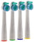 Set mit 16 Ersatzköpfen für elektrische Zahnbürsten Sensiflex von ShopINess®