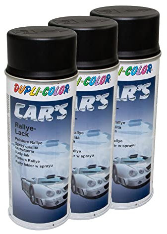 Lackspray Spraydose Sprühlack Cars Dupli Color 385872 schwarz matt 3 X 400 ml