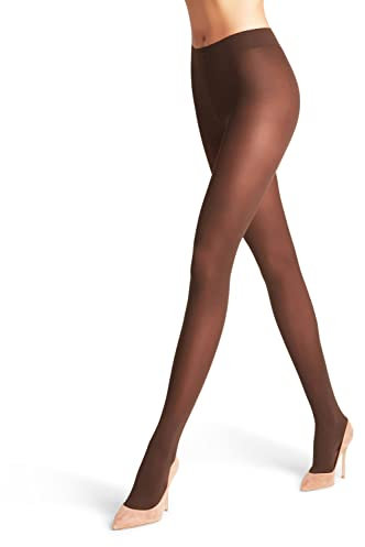 FALKE Pure Matt 50 DEN W Ti semi-opaques unis 1 paire, Collants Femme, Marron Brenda 5179, M-L