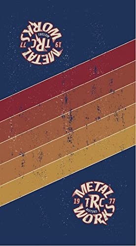 Rokker Metal Works Multifunktionstuch, blau/rot