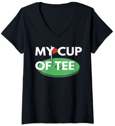 Femme Ma tasse de tee-shirt T-Shirt avec Col en V