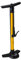BBB Cycling AirBoost 2.0 Bike Pump, Yellow, High Pressure Floor Pump with DualHead 3.0, Pressure Gauge, 160 PSI, 1.1 kg