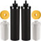 Water Filter Replacement for Berkey- Black Filters and Fluoride Filters Combo Pack Compatible with Berkey Water Filters Replacement- Pack of 4