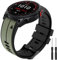 BOJYS Silikon Armband Kompatibel mit Fenix 7X, 26mm Sport Ersatzarmband Verstellbare Uhrenarmband Quick-Fit Armband für Fenix 8 51mm,Fenix 6X Pro,Fenix 6X,Fenix 5X Plus,Fenix 5X, Fenix 3,Fenix 3 HR
