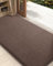 Color G Fußmatte Innen 90 x 150 cm, Schmutzfangmatte rutschfest Fussmatte Innen Waschbar Eingangsteppich Innen Fussmatten Haustür dünn Türmatte Innen für Eingang, Flur, Garten, Haustier (Dunkelbraun)