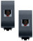 BRATEK - Set 2 - Presa telefonica da muro rj11 compatibile con presa rj11 bticino Living - Prese a muro presa telefonica ticino