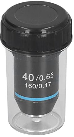 HERCHR A40X Achromatic Microscope Objective 40X Microscope Objective Lens 0.65mm Dia Microscope Lens