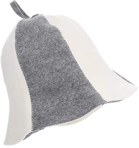 Beavorty Saunahut Aus Filz Nachtmütze Filzhüte Für Russische Banja Russische Banja-hüte Banya Haarpflegekappe Saunamütze Wolle Für Damen Motorhaube Turban-Hut Gefühlt EIN Bad Nehmen Frau