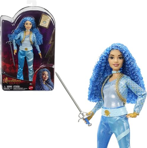 Mattel Disney Puppe Chloe Aschenputtel Tochter Descendants 4 blau