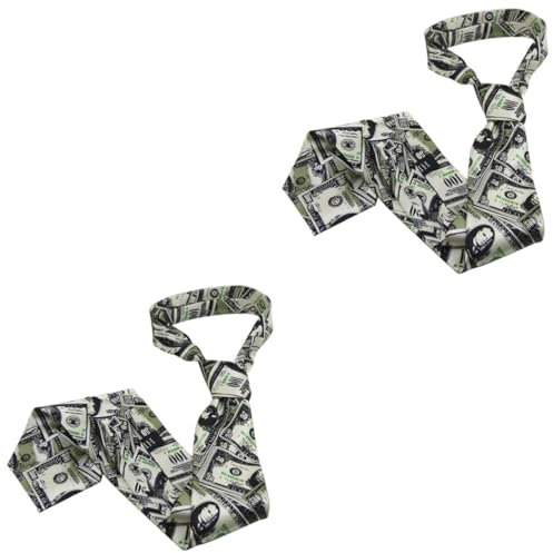 Holibanna 2St Zauberer verkleiden sich Krawatte fashion design mode design Modisches Design Ornamente lustig Stagecoac Zauberer Krawatte Krawatten bedrucken binden schmale Krawatte
